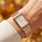 Fossil Raquel ES5271 23mm Women’s Watch – White Dial, Rose Gold-Tone Bracelet & Date Display