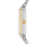 Fossil Raquel ES5305 Women’s Watch – Mother-of-Pearl Dial, Two-Tone Stainless Steel Bracelet & Crystal Accents