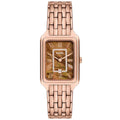 Fossil Raquel ES5323 Women’s Watch – Brown Mother-of-Pearl Dial, Rose Gold-Tone Bracelet & Crystal Accents