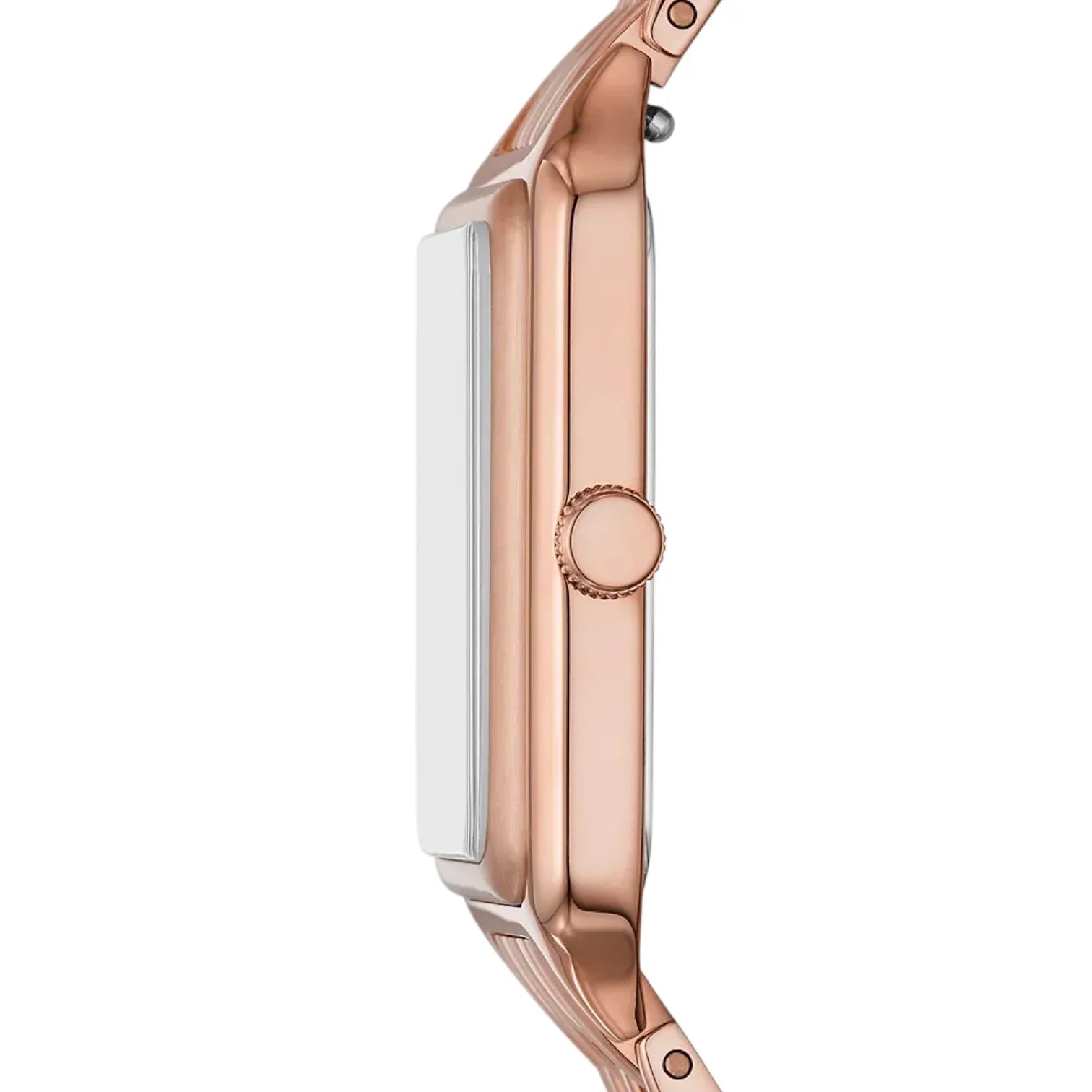 Fossil Raquel ES5323 Women’s Watch – Brown Mother-of-Pearl Dial, Rose Gold-Tone Bracelet & Crystal Accents