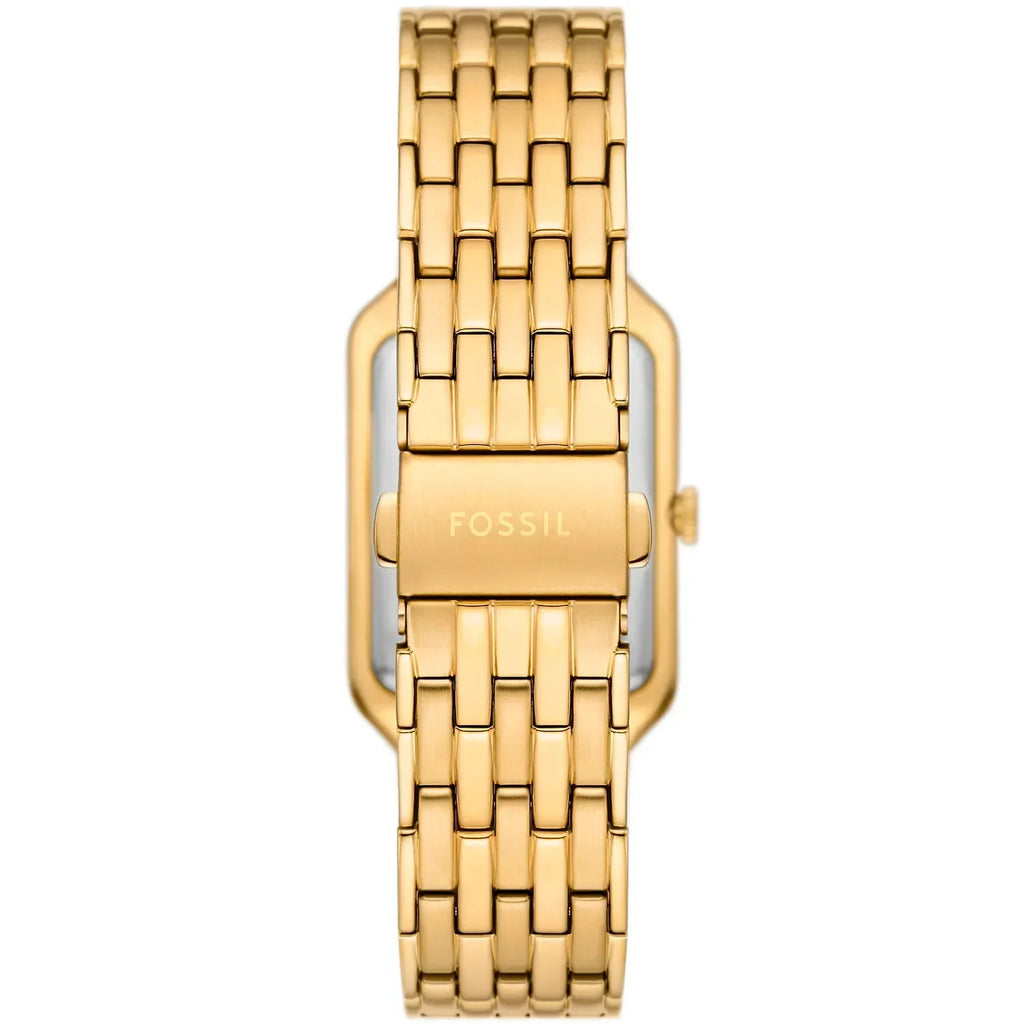 Fossil Raquel ES5341 Women’s Watch – Textured Green Dial, Gold-Tone Stainless Steel Bracelet & Date Display