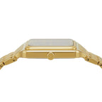 Fossil Raquel ES5341 Women’s Watch – Textured Green Dial, Gold-Tone Stainless Steel Bracelet & Date Display