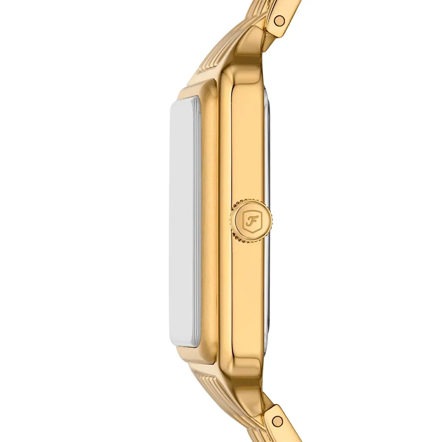 Fossil Raquel ES5341 Women’s Watch – Textured Green Dial, Gold-Tone Stainless Steel Bracelet & Date Display
