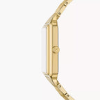 Fossil Raquel ES5398 Women’s Watch – Mother-of-Pearl Dial, Gold-Tone Bracelet & Sun & Moon Display