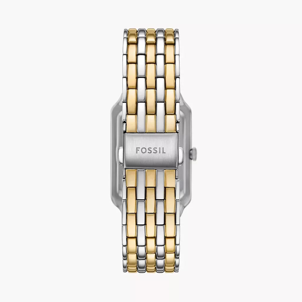 Fossil Raquel ES5399 Women’s Watch – Mother-of-Pearl Dial, Two-Tone Bracelet & Sun & Moon Display