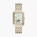 Fossil Raquel ES5399 Women’s Watch – Mother-of-Pearl Dial, Two-Tone Bracelet & Sun & Moon Display