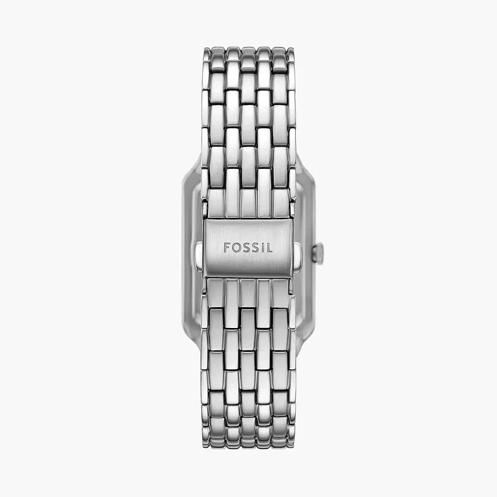 Fossil Raquel ES5400 Women’s Watch – Mother-of-Pearl Dial, Silver-Tone Bracelet & Sun & Moon Display