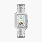 Fossil Raquel ES5400 Women’s Watch – Mother-of-Pearl Dial, Silver-Tone Bracelet & Sun & Moon Display