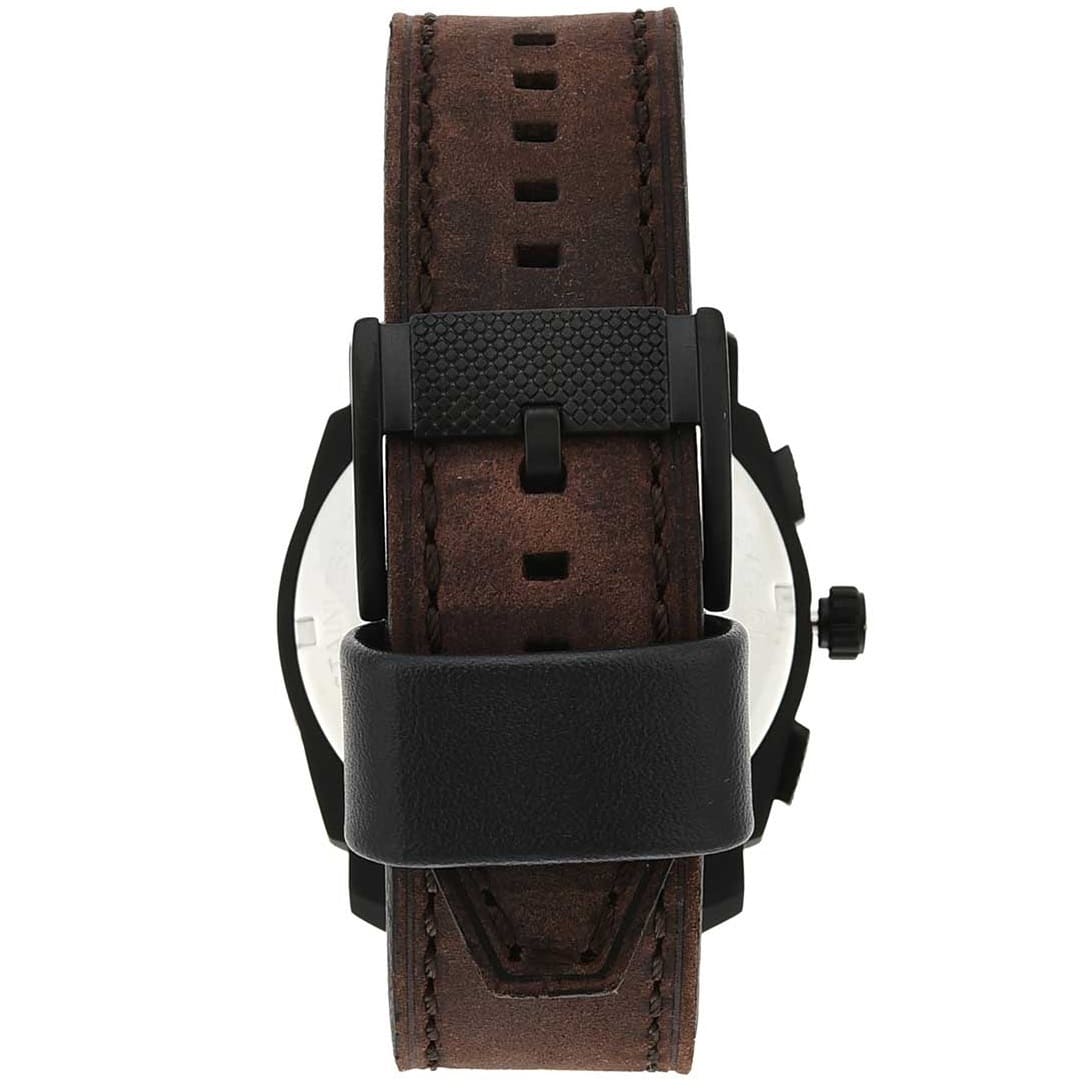 Fossil Machine Flight FS4656 42mm Men’s Chronograph Watch – Brown Dial & Brown Genuine Leather Strap