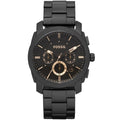 Fossil Machine FS4682 42mm Men’s Chronograph Watch – Black Dial & Black Stainless Steel Bracelet