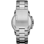 Fossil Grant FS4736 44mm Men’s Chronograph Watch – Black Dial & Silver-tone Stainless Steel Bracelet