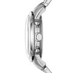 Fossil Grant FS4736 44mm Men’s Chronograph Watch – Black Dial & Silver-tone Stainless Steel Bracelet