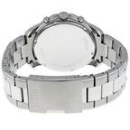 Fossil Grant FS4736 44mm Men’s Chronograph Watch – Black Dial & Silver-tone Stainless Steel Bracelet