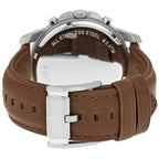 Fossil Grant FS4813 44mm Men’s Chronograph Watch – Black Dial & Brown Genuine Leather Strap