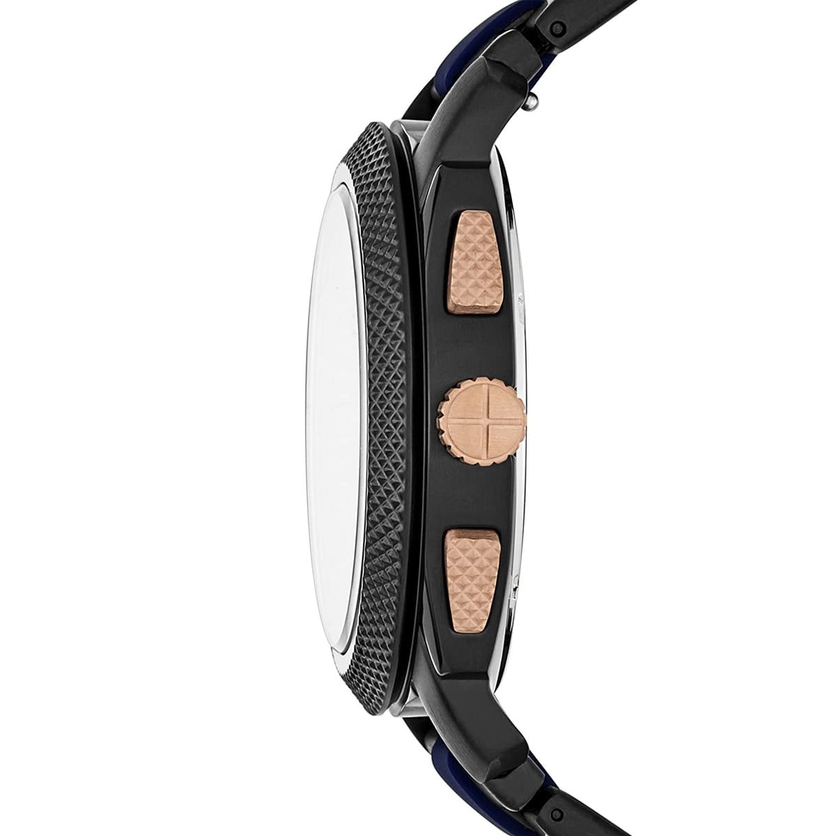 Fossil Machine FS5164 45mm Men’s Chronograph Watch – Black Dial & Two-tone Stainless Steel Bracelet