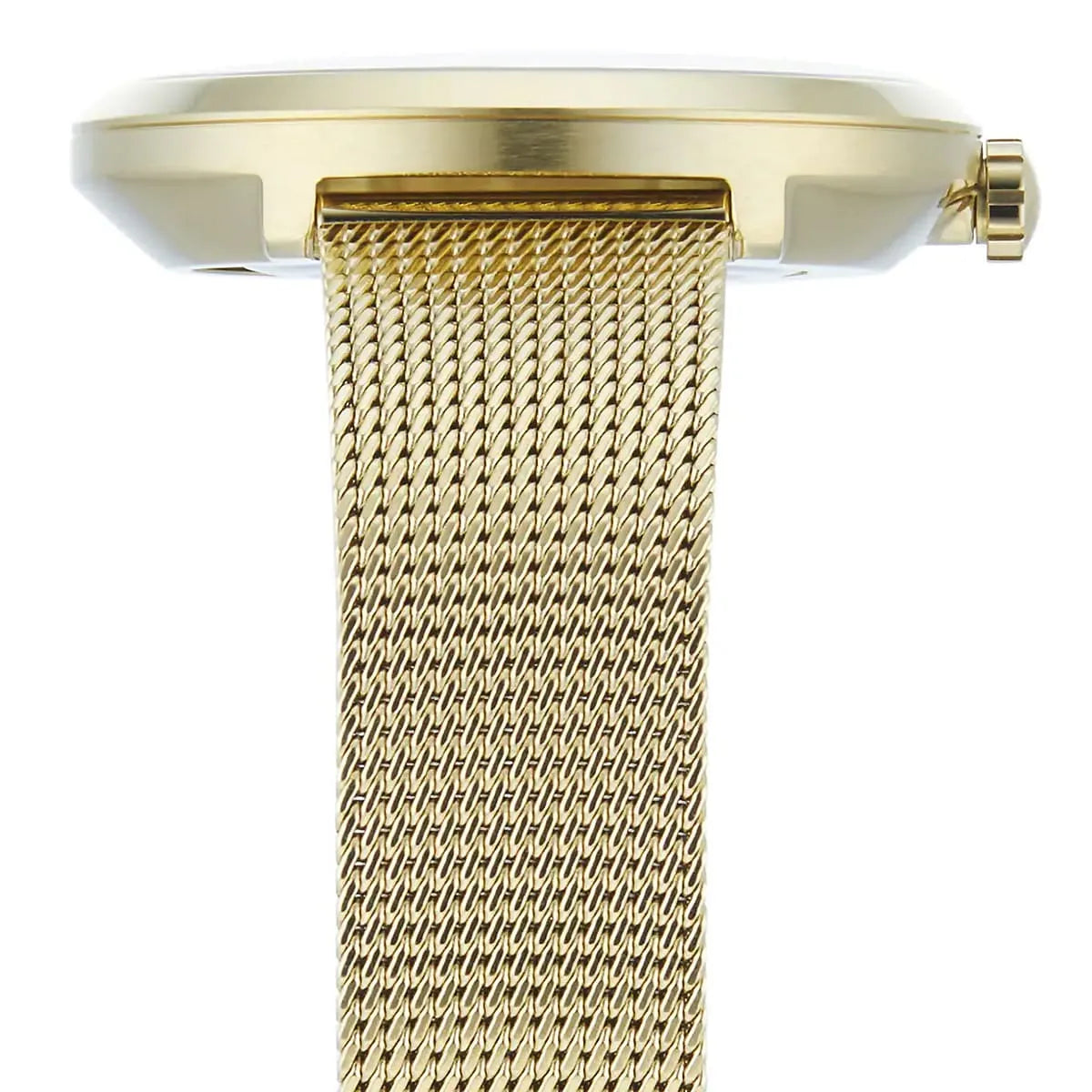 Hugo Boss Crystal Pavé 1502659 36mm Women’s Two-Hand Quartz Watch – Full Crystal-Pavé Dial & Gold Stainless Steel Mesh Bracelet