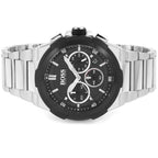 Hugo Boss Supernova 1513359 46mm Men’s Chronograph Watch – Black Dial & Silver Stainless Steel Link Bracelet