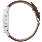 Hugo Boss Navigator 1513494 44mm Men’s Chronograph Watch – Grey Dial & Brown Genuine Leather Strap