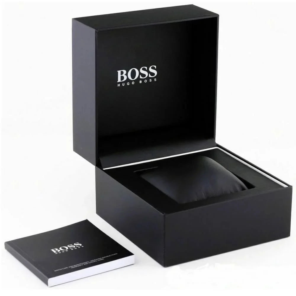 Hugo Boss Velocity 1513720 44mm Men’s Chronograph Watch – Black Dial & Black Silicone Strap