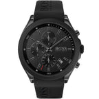 Hugo Boss Velocity 1513720 44mm Men’s Chronograph Watch – Black Dial & Black Silicone Strap