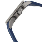 Hugo Boss Globetrotter 1513821 46mm Men’s Chronograph Watch – Blue Sunray Dial & Blue Rubber Strap