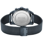 Hugo Boss Skymaster 1513836 43mm Men’s Chronograph Watch – Blue Dial & Stainless Steel Mesh Bracelet