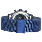 Hugo Boss Skymaster 1513836 43mm Men’s Chronograph Watch – Blue Dial & Stainless Steel Mesh Bracelet