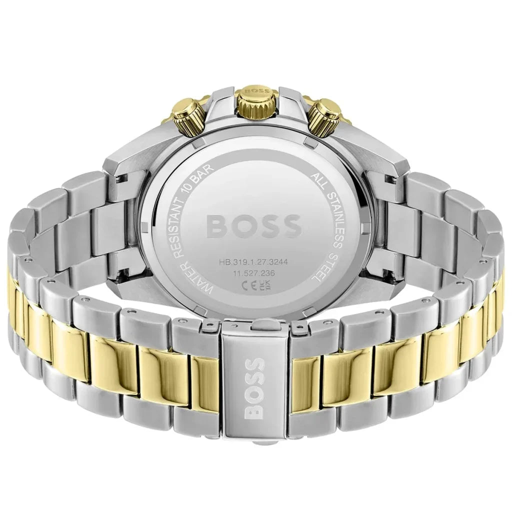 Hugo Boss Admiral 1513908 46mm Men’s Chronograph Watch – Black Dial & Stainless Steel Bracelet