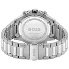 Hugo Boss Globetrotter 1513930 46mm Men’s Chronograph Watch – Green Dial & Silver Stainless Steel Link Bracelet