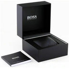 Hugo Boss Cloud 1514019 43mm Men’s Chronograph Watch – Olive Green Dial & Beige Gold Stainless Steel Link Bracelet