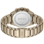 Hugo Boss Cloud 1514019 43mm Men’s Chronograph Watch – Olive Green Dial & Beige Gold Stainless Steel Link Bracelet