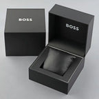 Hugo Boss Taper 1514086 45mm Men’s Chronograph Watch – Black Dial & Navy Blue Genuine Leather Strap