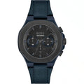 Hugo Boss Taper 1514086 45mm Men’s Chronograph Watch – Black Dial & Navy Blue Genuine Leather Strap