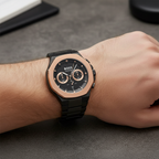 Hugo Boss Taper 1514090 45mm Men’s Chronograph Watch – Black Dial & Black Stainless Steel Link Bracelet