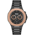 Hugo Boss Taper 1514090 45mm Men’s Chronograph Watch – Black Dial & Black Stainless Steel Link Bracelet