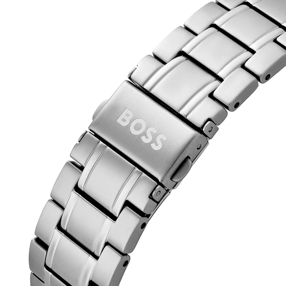 Hugo Boss Grand Prix 1514226 44mm Men’s Chronograph Watch – Blue Dial & Stainless Steel Bracelet