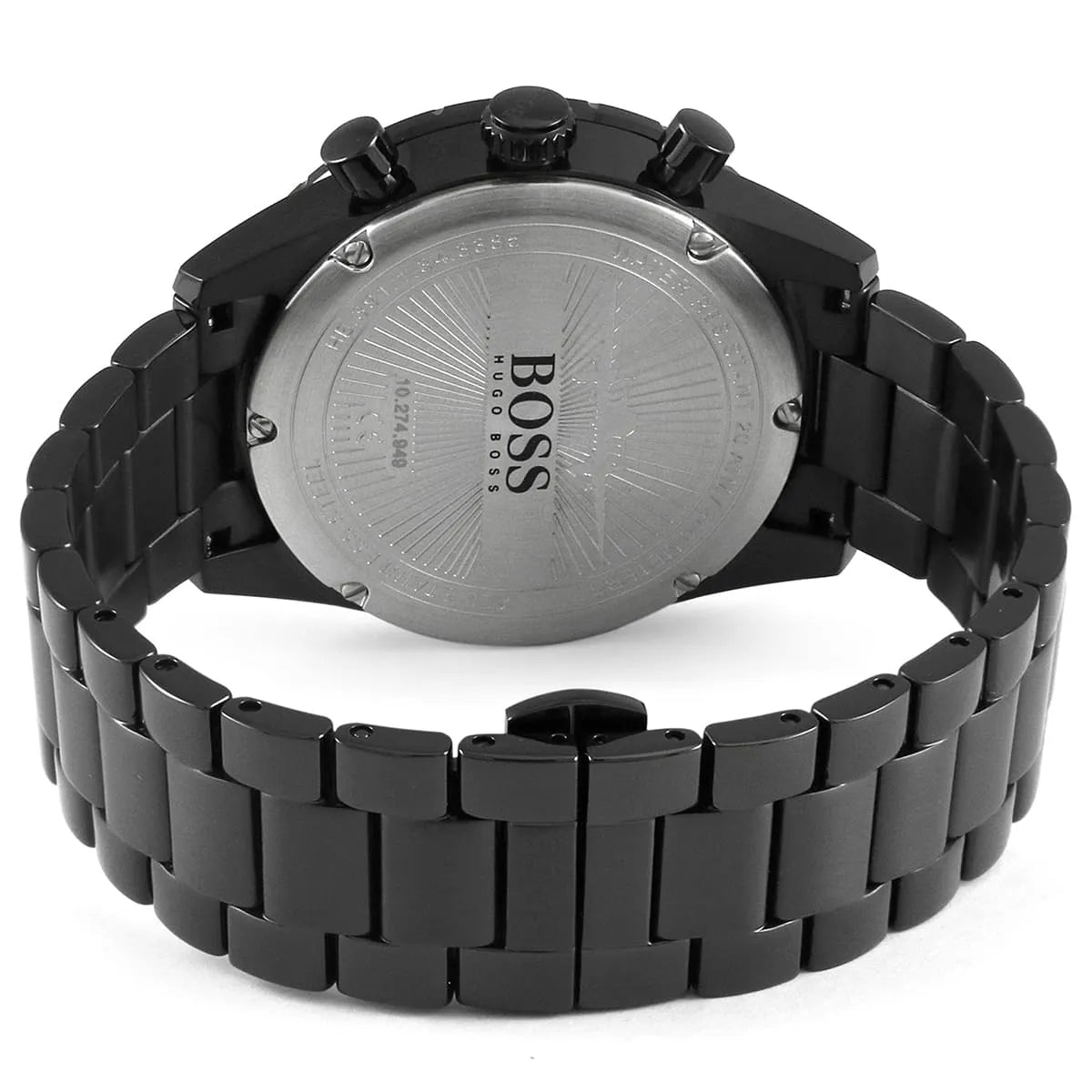 Hugo Boss Aero 1513771 44mm Men’s Chronograph Watch – Black Dial & Stainless Steel Bracelet