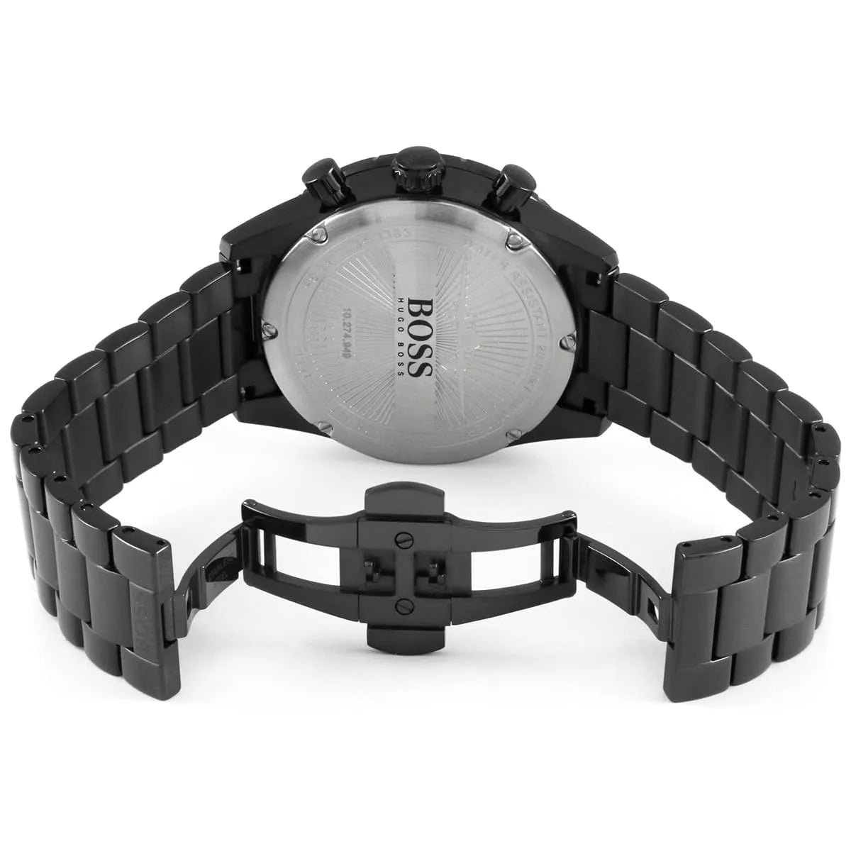 Hugo Boss Aero 1513771 44mm Men’s Chronograph Watch – Black Dial & Stainless Steel Bracelet