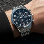 Hugo Boss Aeroliner 1512446 44mm Men’s Chronograph Watch – Black Dial & Stainless Steel Bracelet
