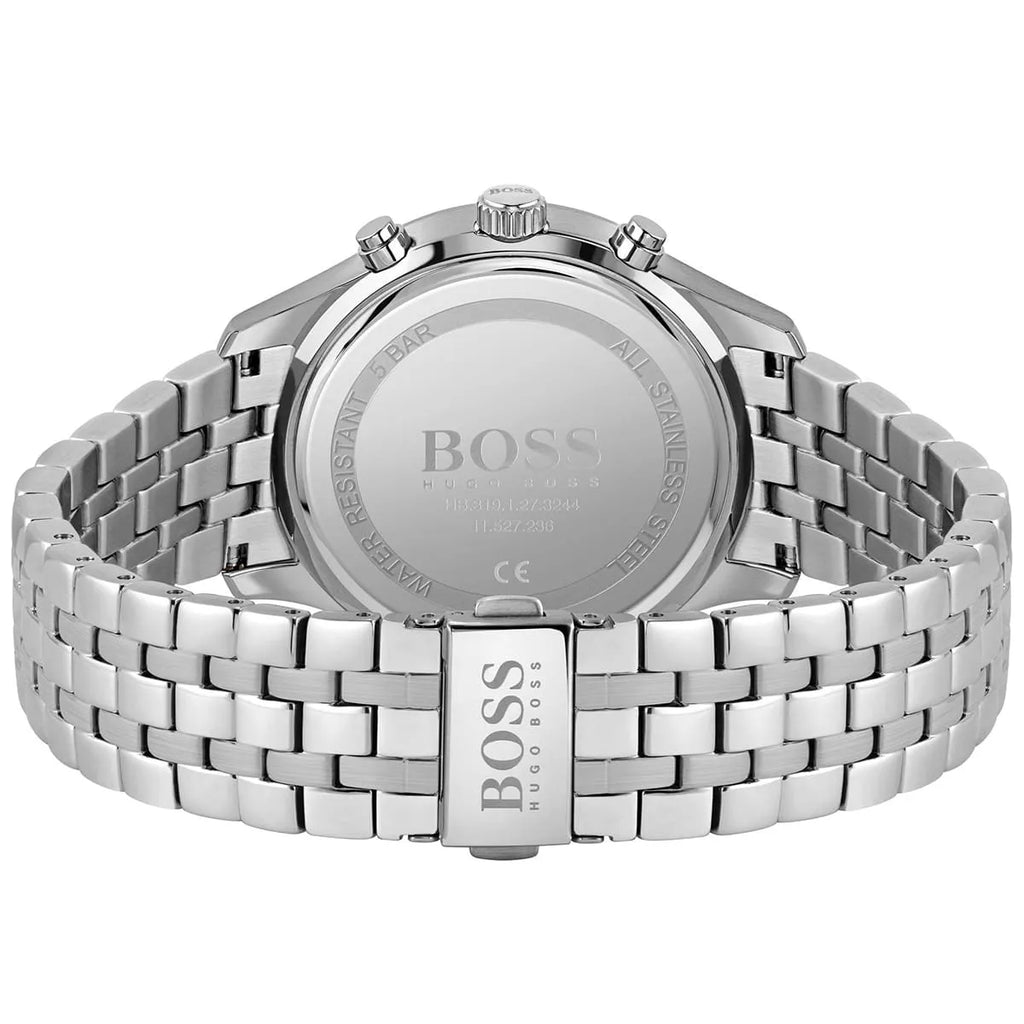 Hugo Boss Associate 1513869 42mm Men’s Chronograph Watch – Black Dial & Stainless Steel Bracelet