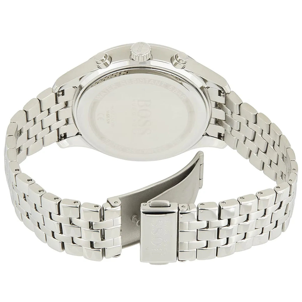 Hugo Boss Associate 1513869 42mm Men’s Chronograph Watch – Black Dial & Stainless Steel Bracelet