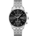 Hugo Boss Associate 1513869 42mm Men’s Chronograph Watch – Black Dial & Stainless Steel Bracelet