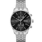 Hugo Boss Associate 1513869 42mm Men’s Chronograph Watch – Black Dial & Stainless Steel Bracelet