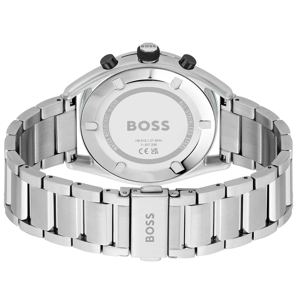 Hugo Boss Center Court 1514023 44mm Men’s Chronograph Watch – Black Dial & Silver-tone Link Bracelet
