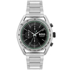 Hugo Boss Center Court 1514023 44mm Men’s Chronograph Watch – Black Dial & Silver-tone Link Bracelet