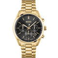 Hugo Boss Champion 1513848 44mm Men’s Chronograph Watch – Black Dial & Gold-tone Bracelet