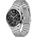 Hugo Boss Champion 1513871 44mm Men’s Chronograph Watch – Black Dial & Silver-tone Bracelet