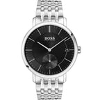 Hugo Boss Corporal 1513641 40mm Men’s Quartz Watch – Black Dial & Stainless Steel Bracelet