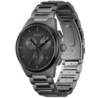 Hugo Boss Dapper 1513929 43mm Men’s Chronograph Watch – Black Dial & Stainless Steel Bracelet