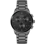 Hugo Boss Dapper 1513929 43mm Men’s Chronograph Watch – Black Dial & Stainless Steel Bracelet